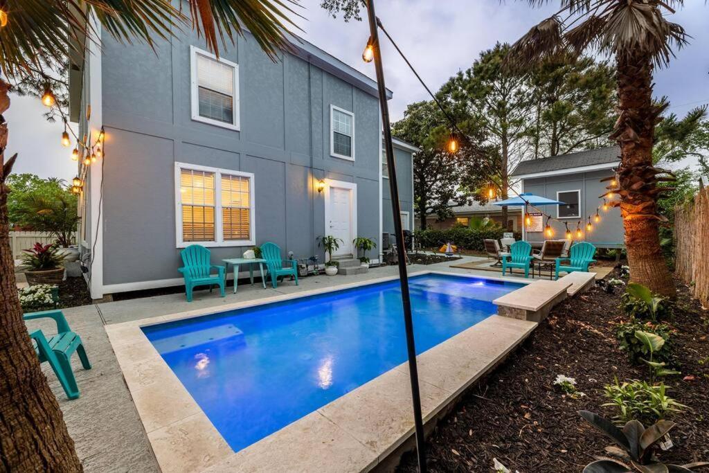 5/3 With A Heated Pool 2 Min From Beach, Updated Galveston Exterior photo